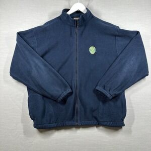 Vintage Wheel of Fortune Sweatshirt Mens XL Blue Game Show Fleece Badger TV Y2K